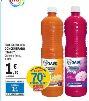 E.Leclerc Sabe - friegasuelos concentrado oferta