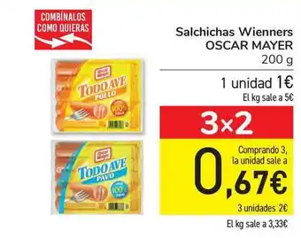 Carrefour Oscar Mayer Salchichas Wienners 200g oferta