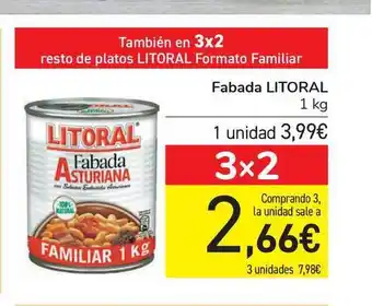 Carrefour Litoral Fabada 1kg oferta