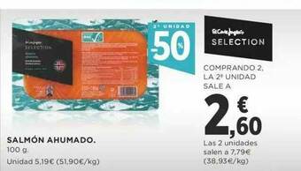 Supercor Exprés 2a Unidad -50% Salmón Ahumado oferta