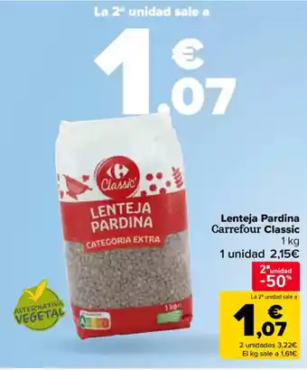 Carrefour CARREFOUR CLASSIC Lenteja Pardina oferta