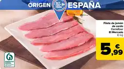 Carrefour CARREFOUR EL MERCADO Filete de jamón de cerdo oferta