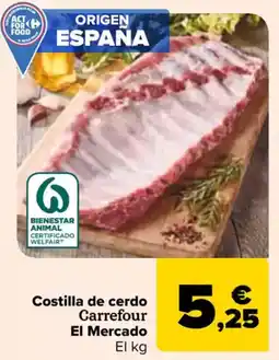 Carrefour CARREFOUR EL MERCADO Costilla de cerdo oferta