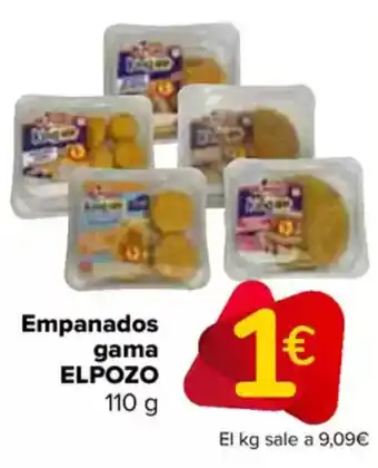 Carrefour ELPOZO Empanados gama oferta