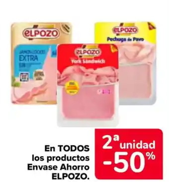 Carrefour ELPOZO En todos los productos envase ahorro oferta