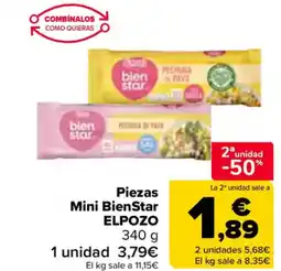 Carrefour ELPOZO Piezas Mini BienStar oferta