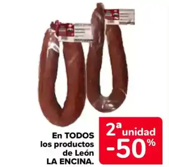 Carrefour LA ENCINA En todos los productos de león oferta