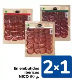 Carrefour NICO En embutidos ibéricos oferta