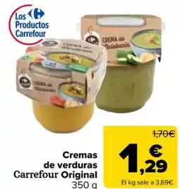 Carrefour CARREFOUR ORIGINAL Cremas de verduras oferta