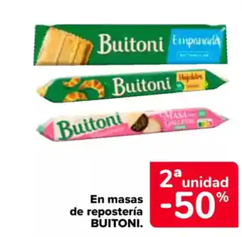 Carrefour BUITONI En masas de repostería oferta