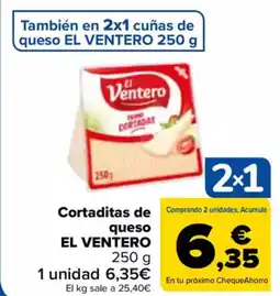 Carrefour EL VENTERO Cortaditas de queso oferta