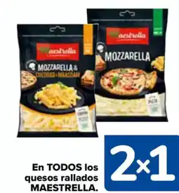 Carrefour MAESTRELLA En todos los quesos rallados oferta