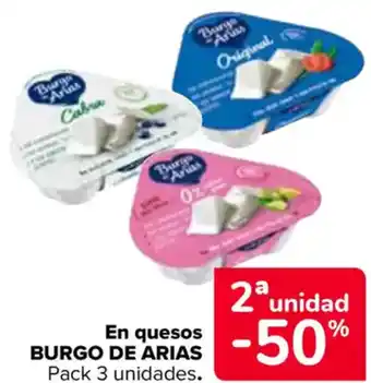 Carrefour BURGO DE ARIAS En quesos oferta