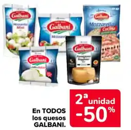 Carrefour GALBANI En todos los quesos oferta