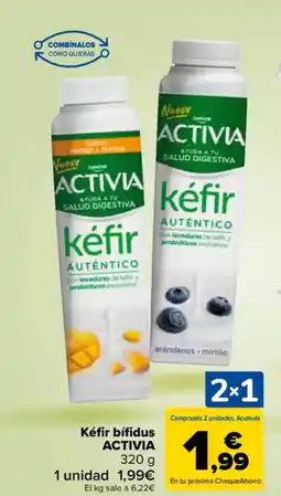 Carrefour ACTIVIA Kéfir bífidus oferta