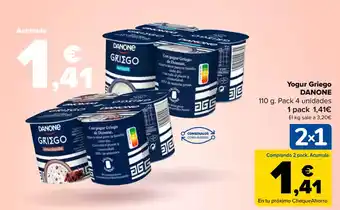 Carrefour DANONE Yogur Griego oferta