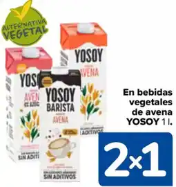 Carrefour YOSOY En bebidas vegetales de avena oferta