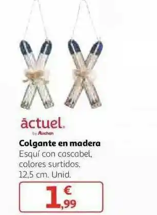 Alcampo Colgante En Madera Actuel oferta