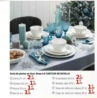 Alcampo Serie De Platos En Gres Alma La Cartuja De Sevilla oferta