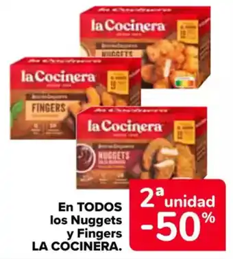 Carrefour LA COCINERA En todos los nuggets y fingers oferta