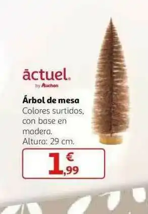 Alcampo árbol De Mesa Actuel oferta