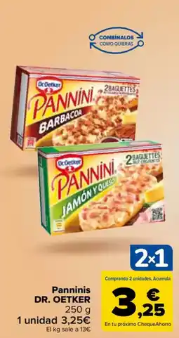 Carrefour DR. OETKER Panninis oferta