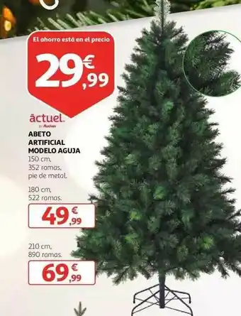Alcampo Actuel Abeto Artificial Modelo Aguja oferta