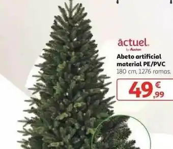 Alcampo Actuel Abeto Artificial Material Pe Pvc oferta