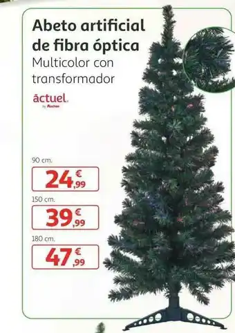 Alcampo Abeto Artificial De Fibra óptica oferta