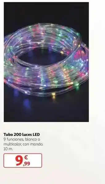 Alcampo Tubo 200 Luces Led oferta