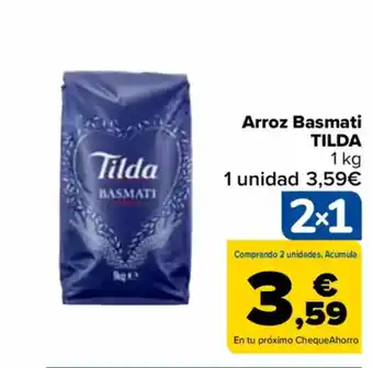 Carrefour TILDA Arroz Basmati oferta