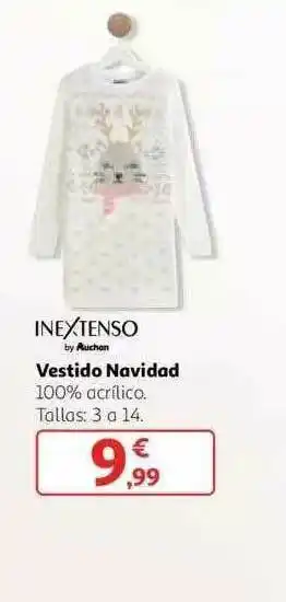 Alcampo Inextenso Vestido Navidad oferta
