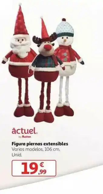 Alcampo Figura Piernas Extensibles Actuel oferta