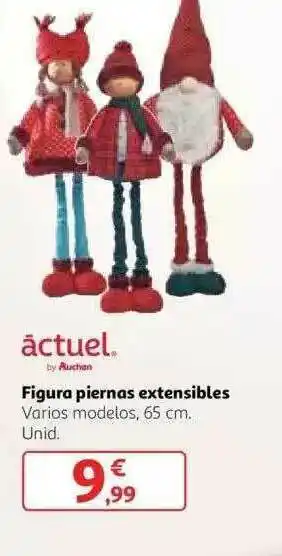 Alcampo Actuel Figura Piernas Extensibles oferta