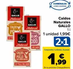 Carrefour GALLO Caldos Naturales oferta