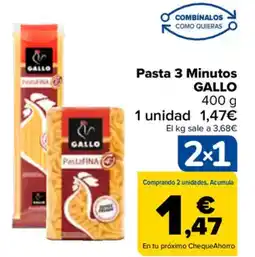 Carrefour GALLO Pasta 3 Minutos oferta