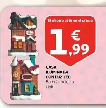 Alcampo Casa Iluminada Con Luz Led oferta