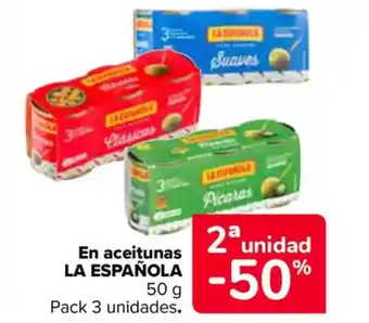 Carrefour LA ESPAÑOL En aceitunas oferta