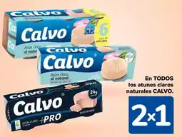 Carrefour CALVO En todos los atunes claros naturales oferta