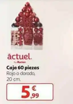 Alcampo Actuel Caja 60 Piezas oferta