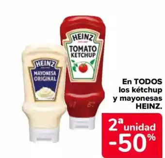 Carrefour HEINZ En todos los kétchup y mayonesas oferta