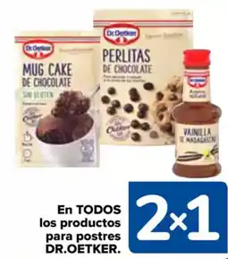 Carrefour DR.OETKER En todos los productos para postres oferta