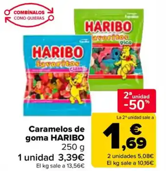 Carrefour HARIBO Caramelos de goma oferta