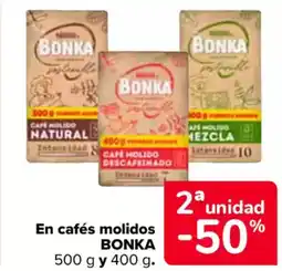 Carrefour BONKA En cafés molidos oferta