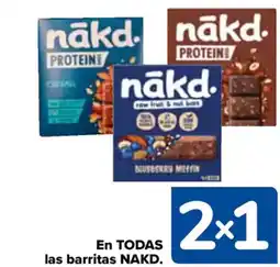 Carrefour NAKD En todas las barritas oferta