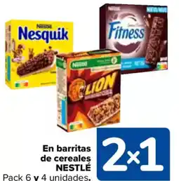 Carrefour NESTLÉ En barritas de cereales oferta