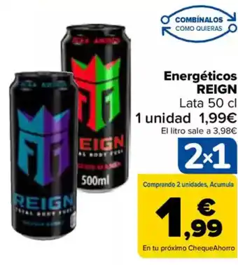 Carrefour REIGN Energéticos oferta