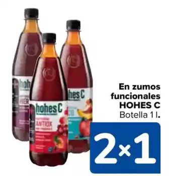 Carrefour HOHES C En zumos funcionales oferta