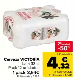 Carrefour VICTORIA Cerveza oferta