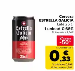 Carrefour ESTRELLA GALICIA Cerveza oferta